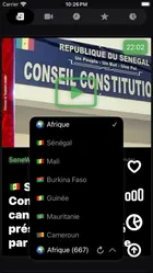 Capture d'écran 1 de Actu Afrique Pro