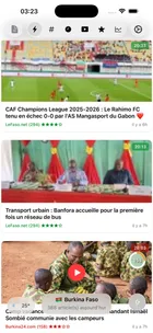 Capture d'écran 1 de Actu Burkina Faso