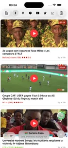 Capture d'écran 2 de Actu Burkina Faso