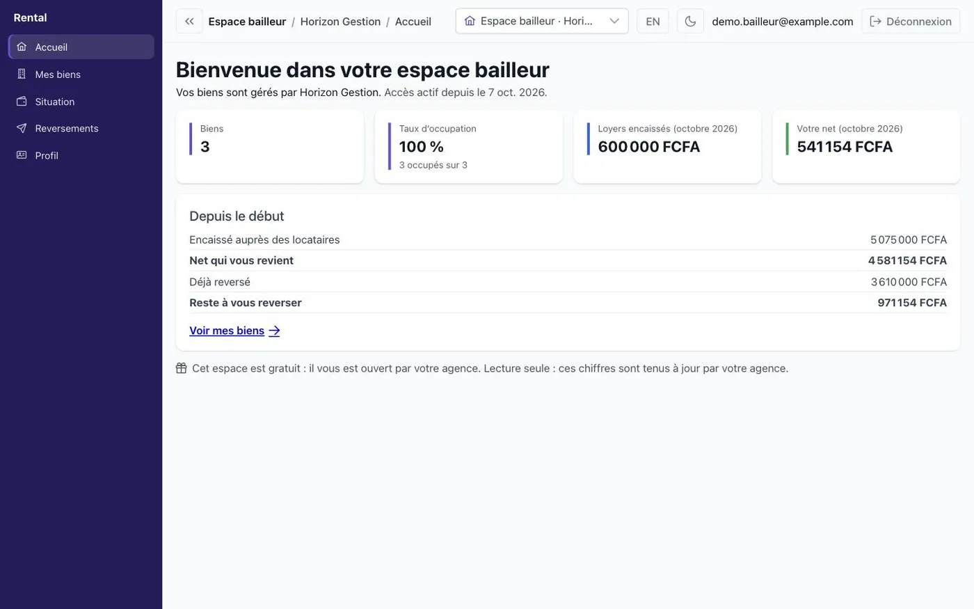 Capture d'écran 3 de Rental sur ordinateur