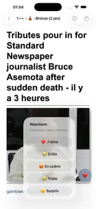 Capture d'écran 5 de Actu Gambia